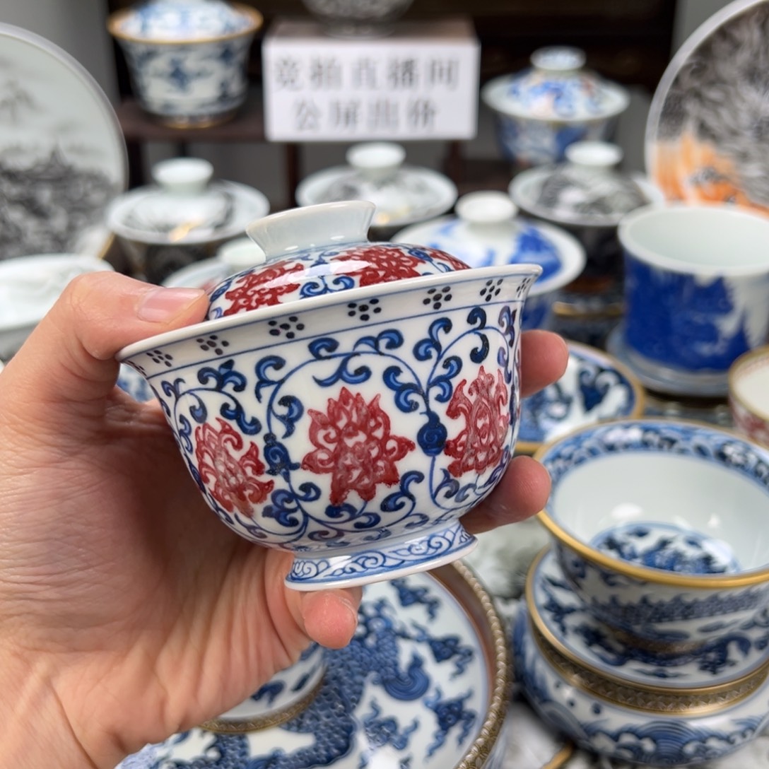 尖***鸡景德镇手工手绘陶瓷