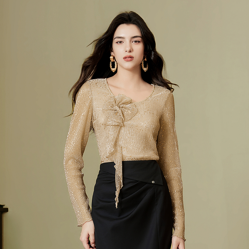 BADINA雪纺衫653M002