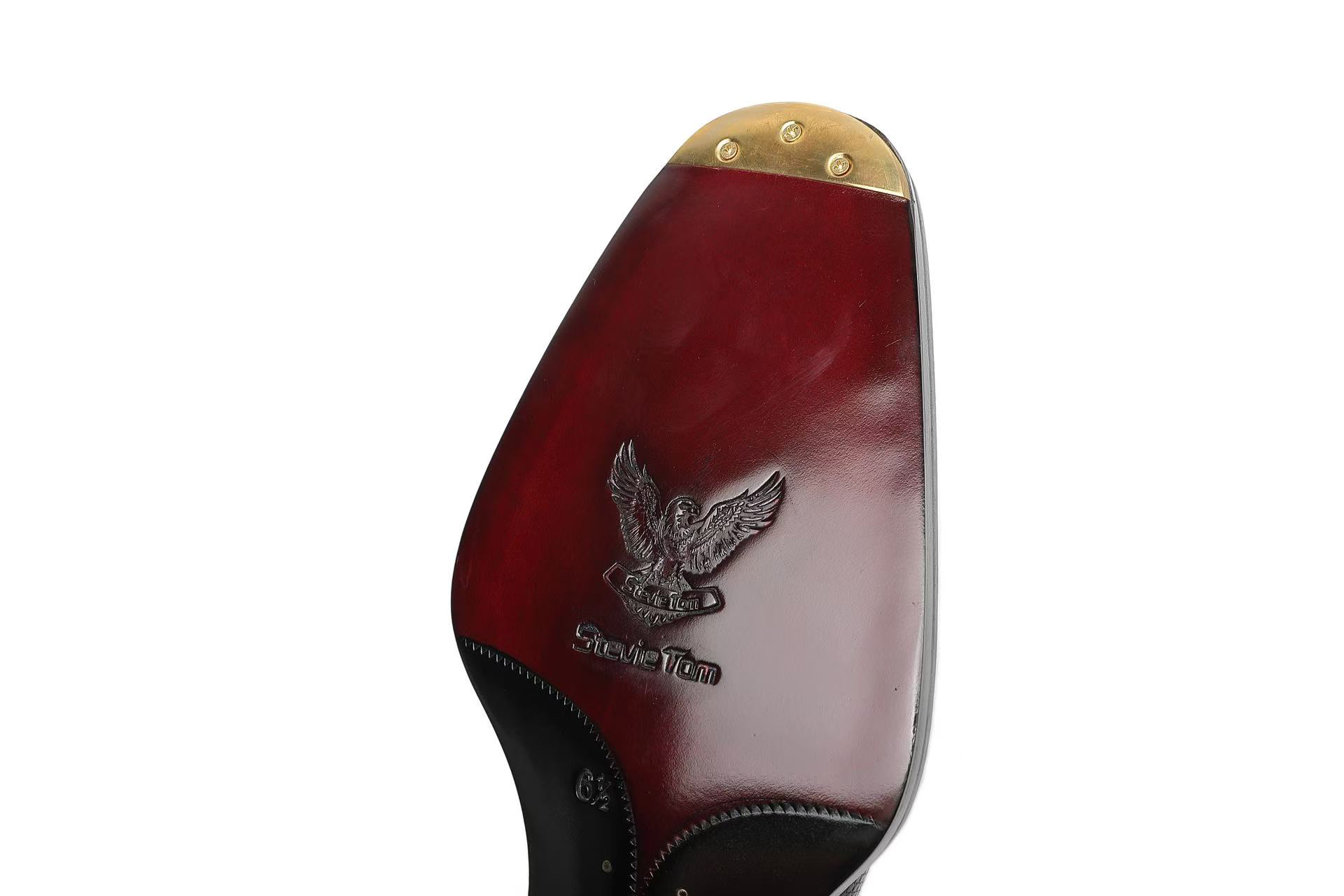 意大利汤姆史蒂芬男士商务正装皮鞋纯手工固特异皮鞋挪威缝皮鞋