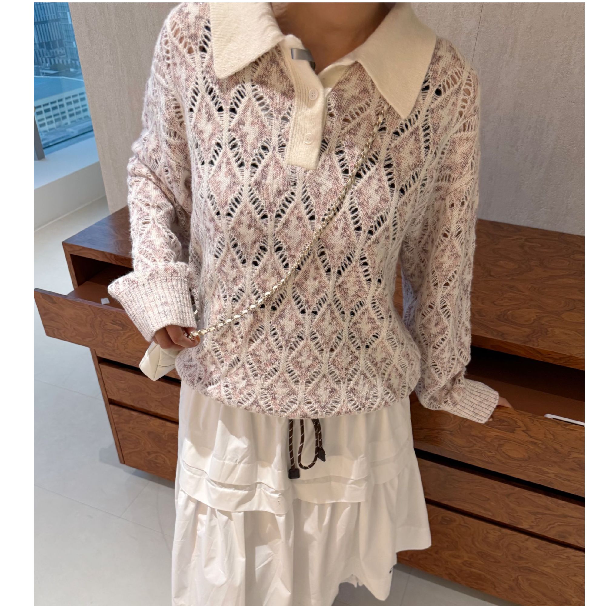 AVVENN 针织装领POLO衫