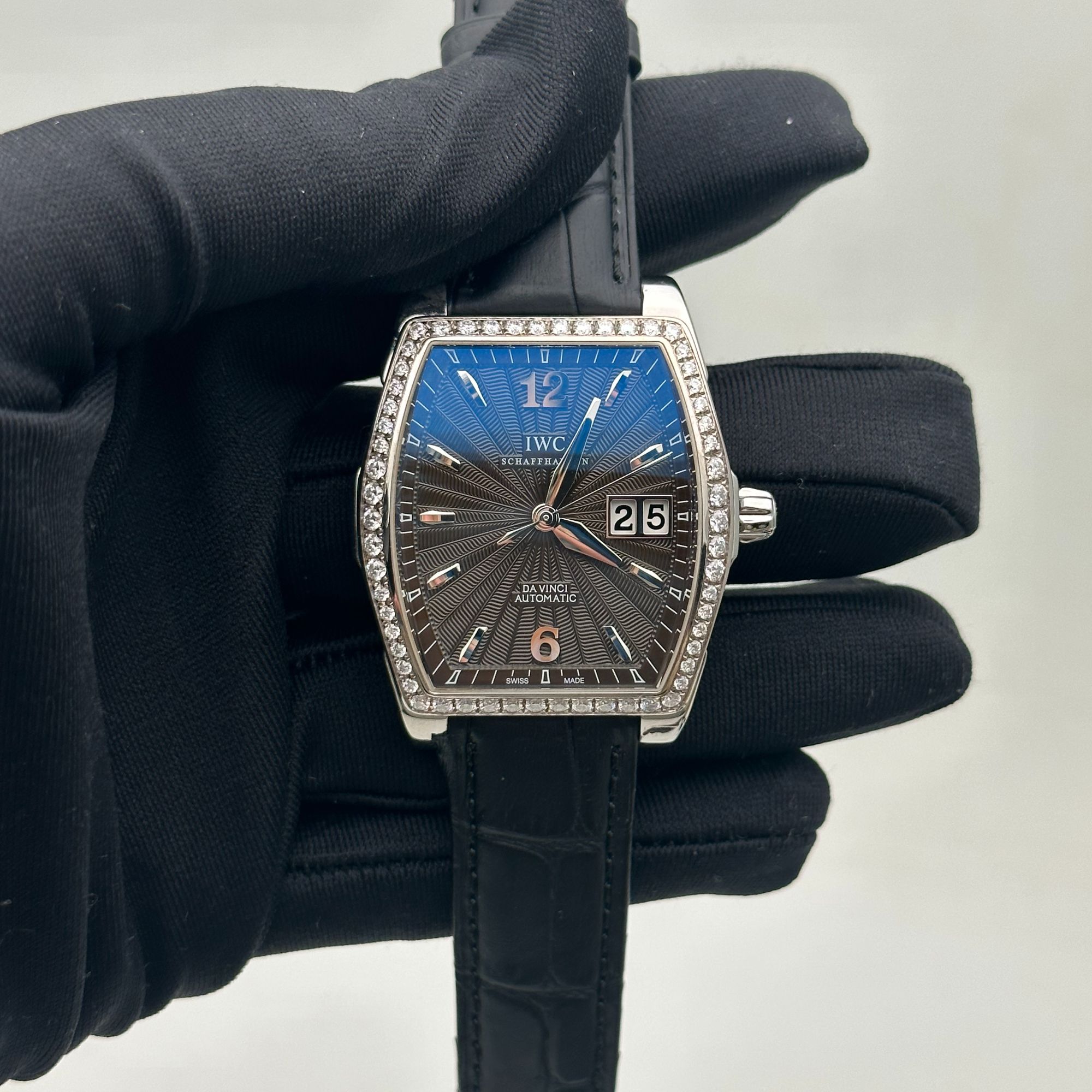 95新 IWC/万国 达文西 自动机械 精钢 35.6x42.5MM 后钻