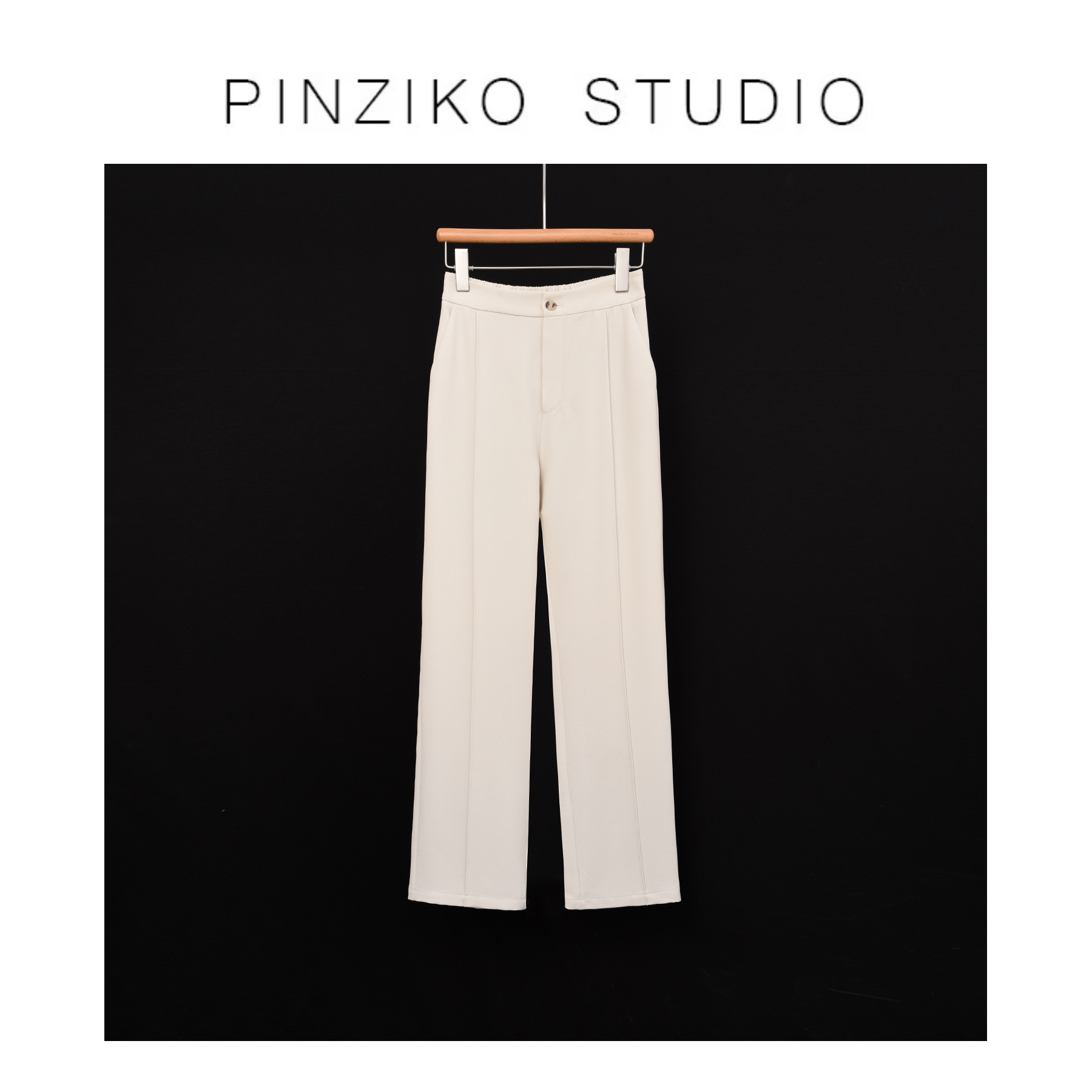 【PINZIKO】冰肌系列~垂感直筒裤夏季优雅百搭显瘦休闲裤TJE127 2.0