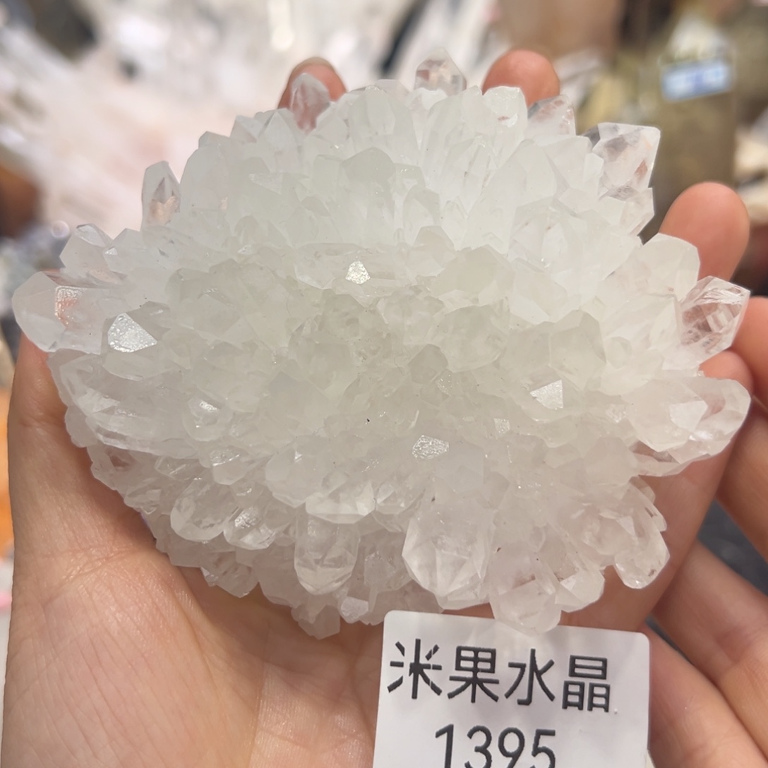 水晶珠宝半成品未镶嵌菊花晶