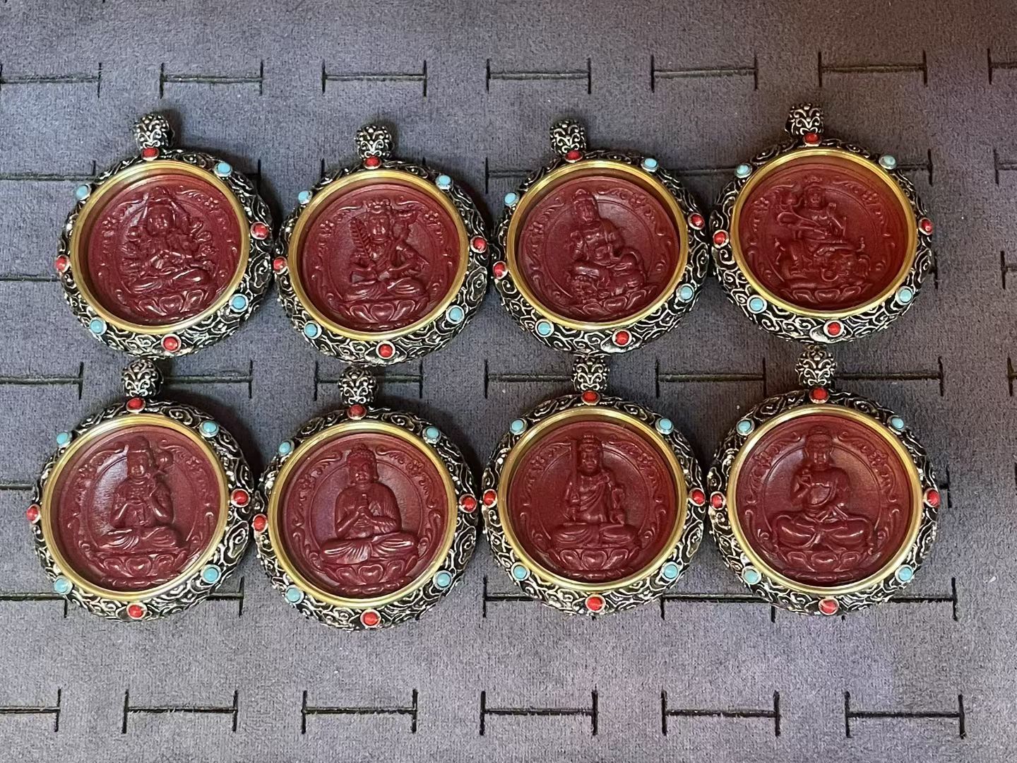 含辰砂工艺品十二生肖八大本命佛