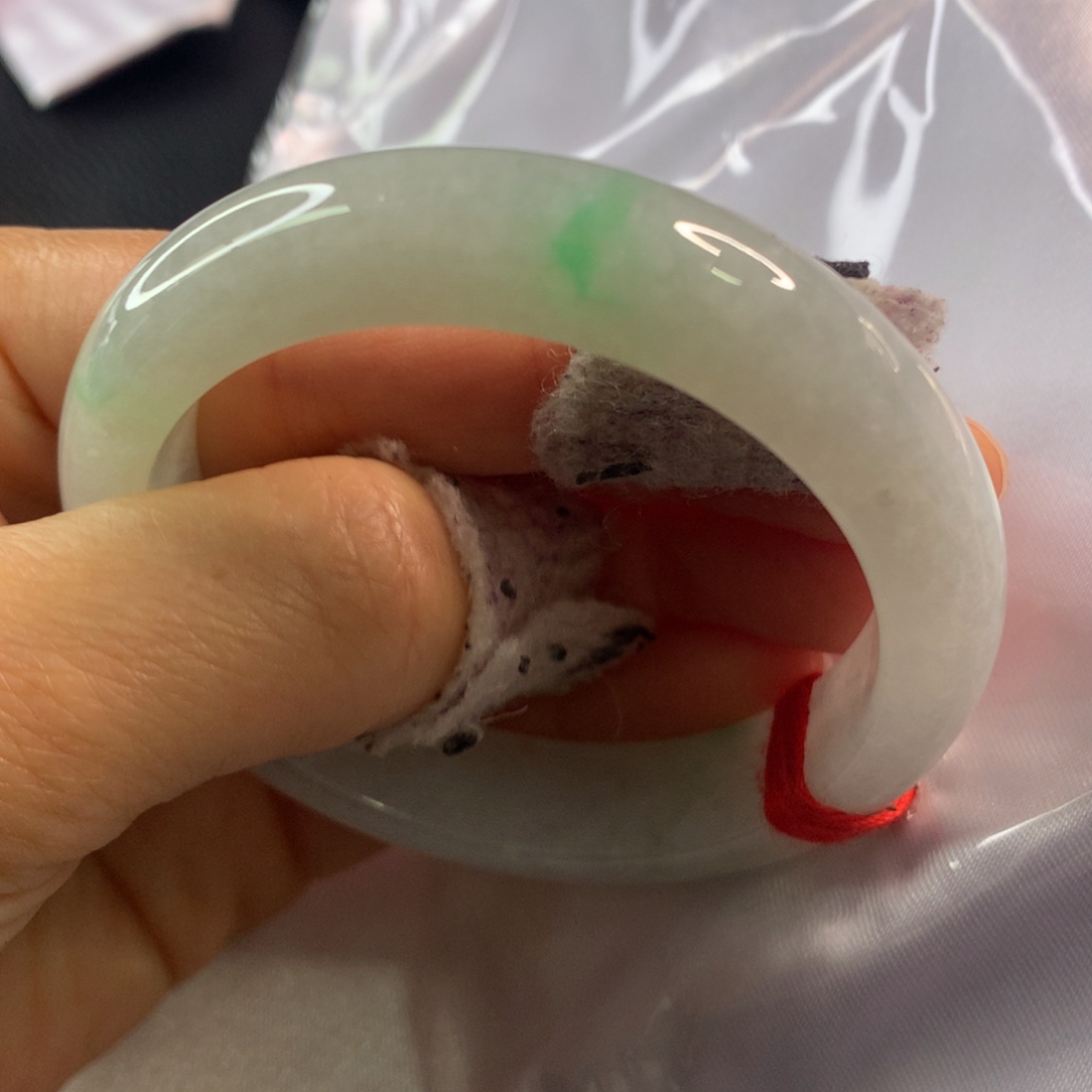 翡翠未镶嵌手镯翡翠手镯51.7