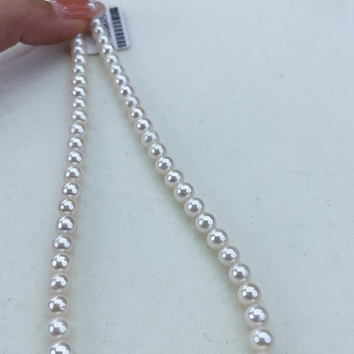 淡水珍珠颈饰未镶嵌5-6极光炫彩