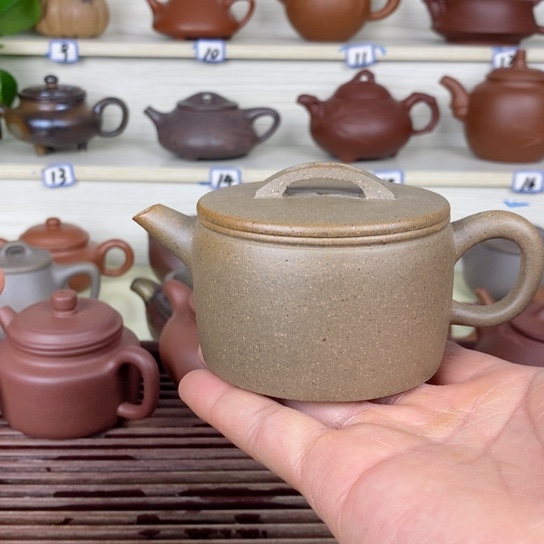 紫砂茶壶风釉150cc汉瓦半手工