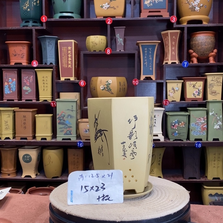 紫砂花盆紫砂花盆