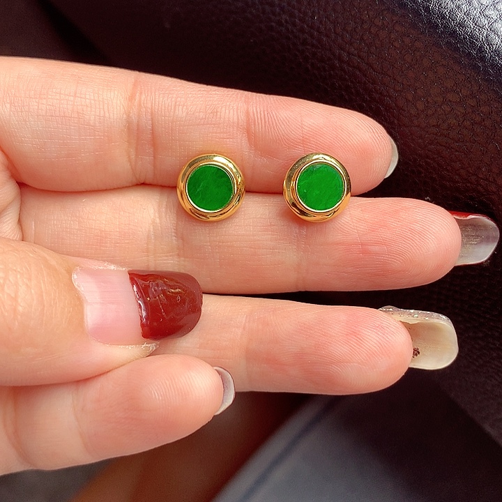 翡翠颈饰银S925镶嵌翡翠