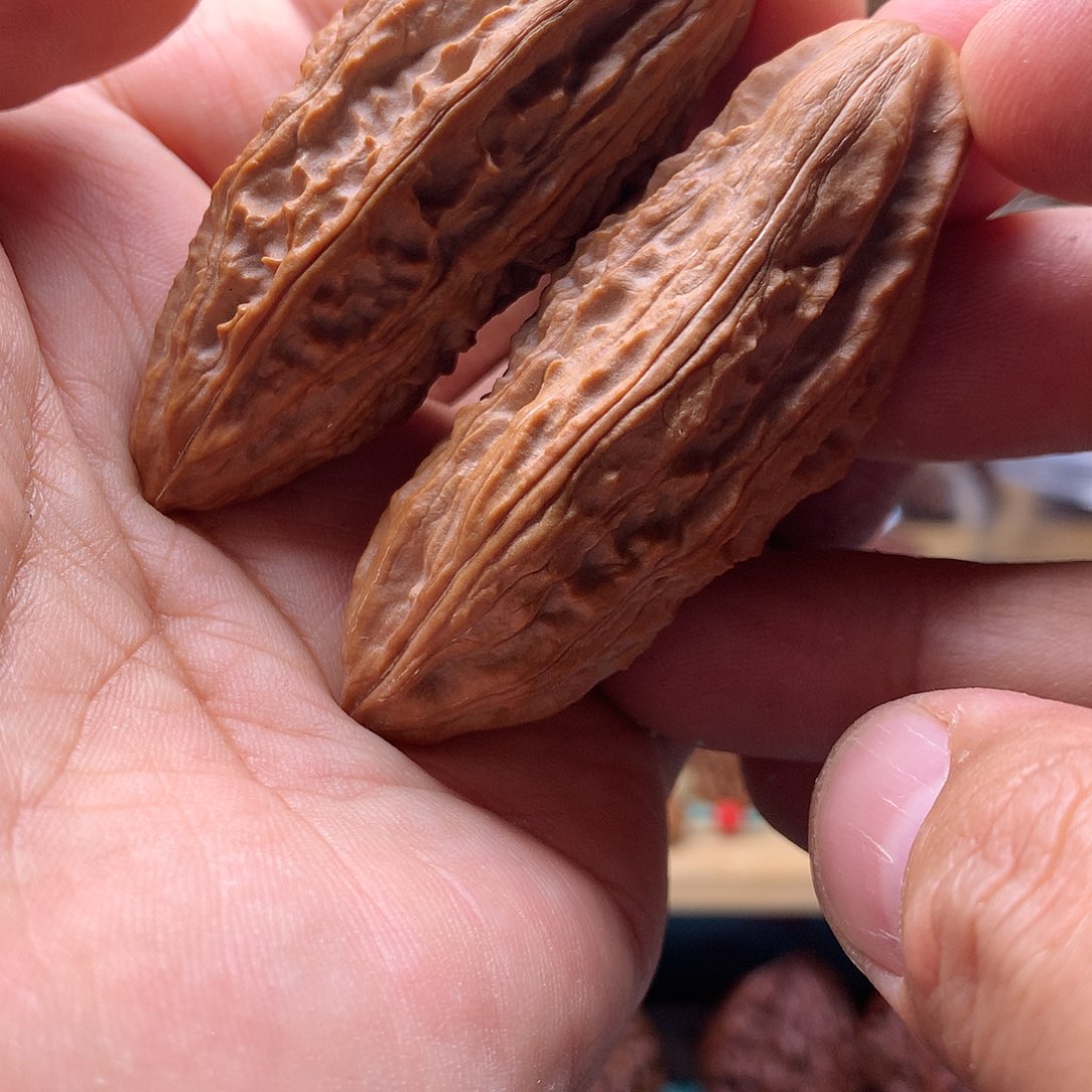 文玩核桃把件东北楸子文玩核桃