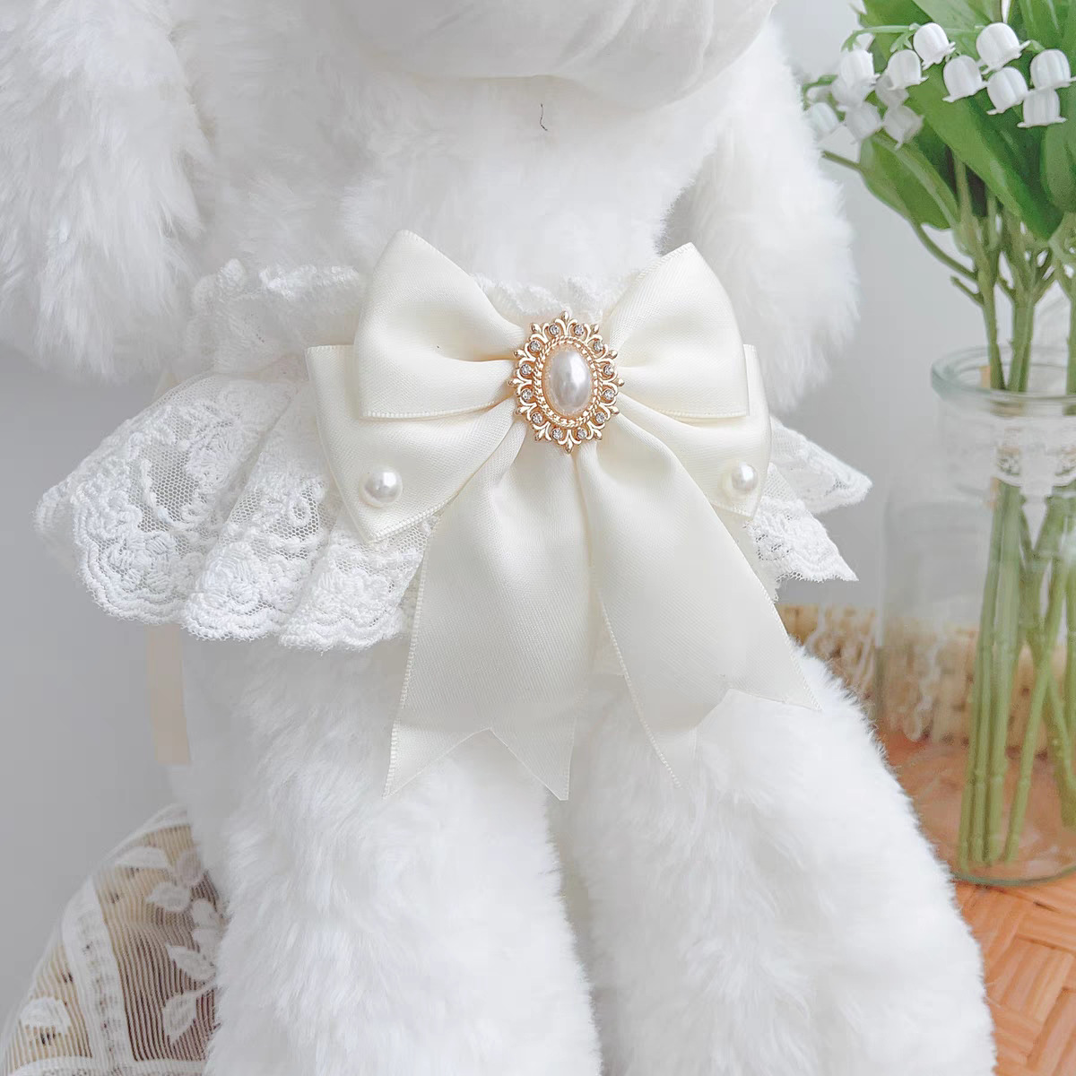 狗狗口水巾可爱猫咪围脖幼猫围兜宠物饰品小型犬比熊泰迪布偶装饰