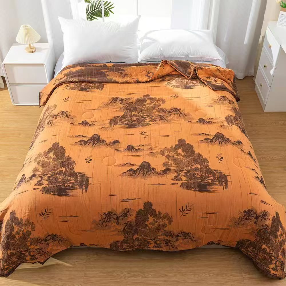 【山水情被子】高奢石墨烯发热有氧被