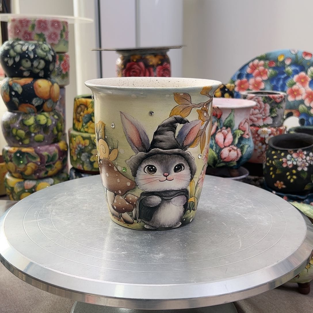 景德镇陶瓷花盆景德镇陶瓷花盆