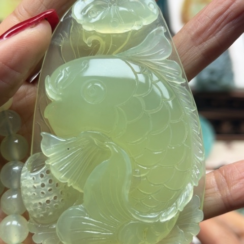 岫玉挂件未镶嵌挂件