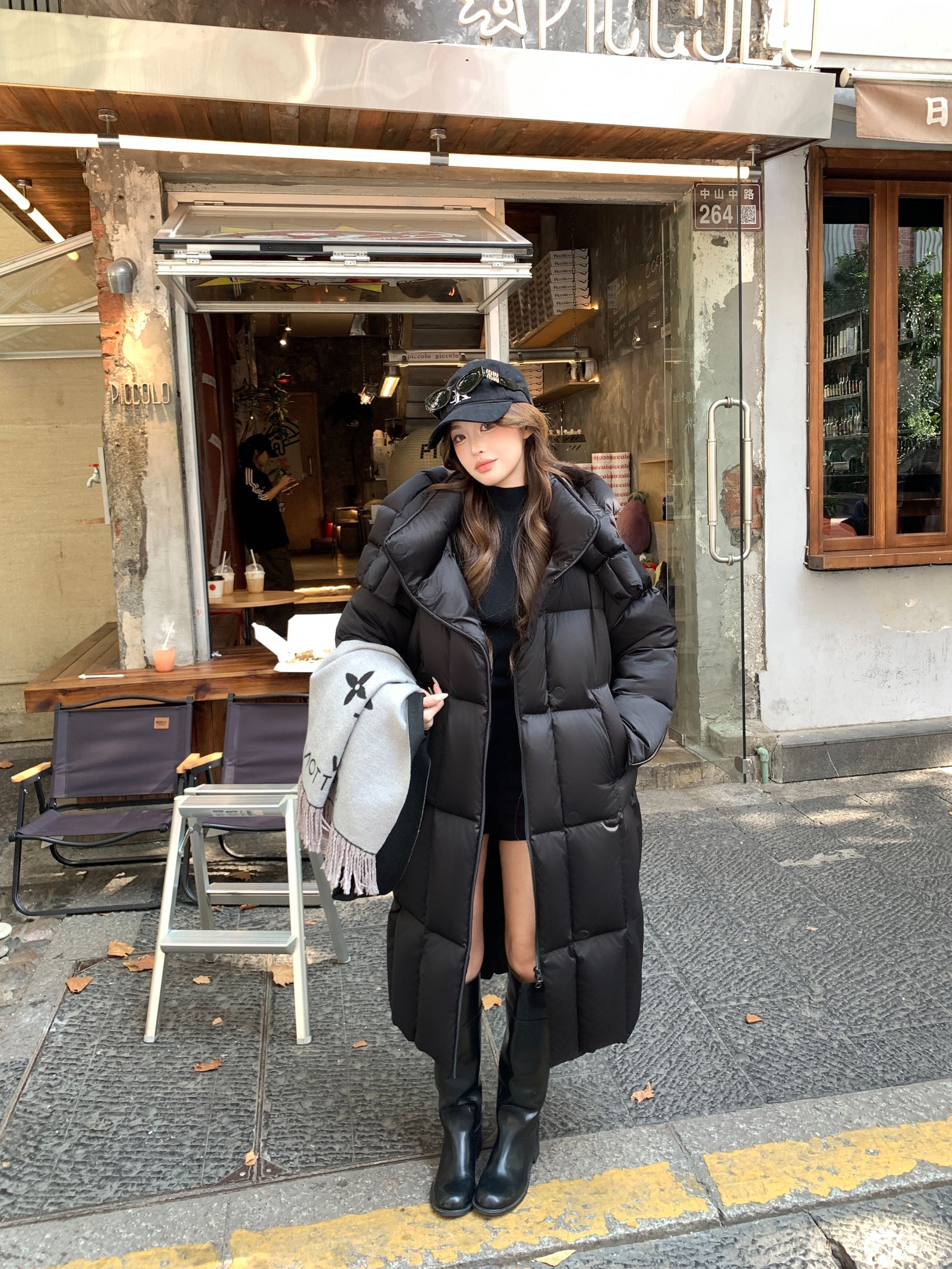 【珠光缎羽】95鹅绒新国标极寒冬加长气质设计高充绒量羽绒服鹅绒服