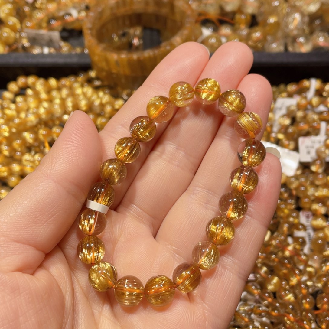 水晶手链未镶嵌天然水晶手链