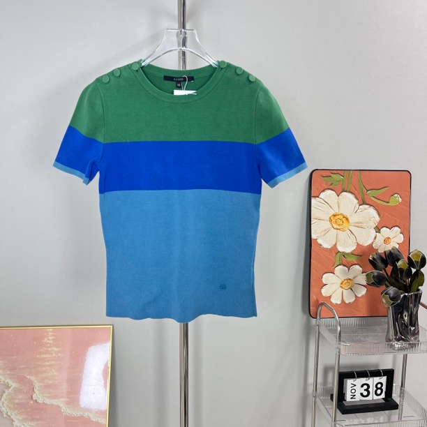99新 GUCCI/古驰 Gucci 多色 短袖 99新 XS码  A6065