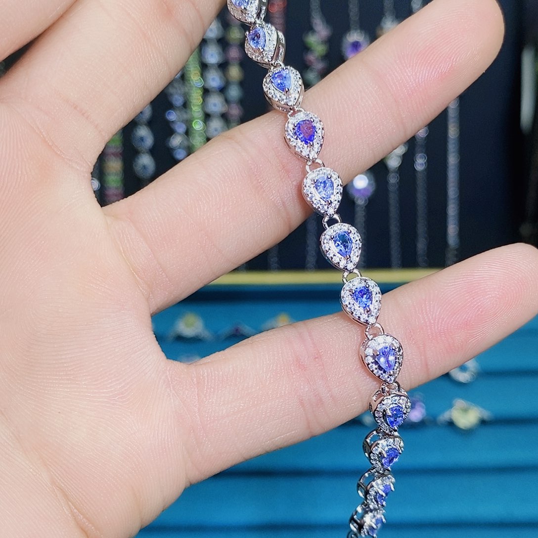 紫晶珠宝半成品银S925镶嵌