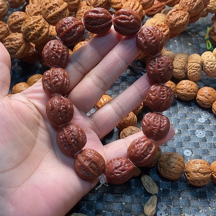 文玩核桃手串粗筋