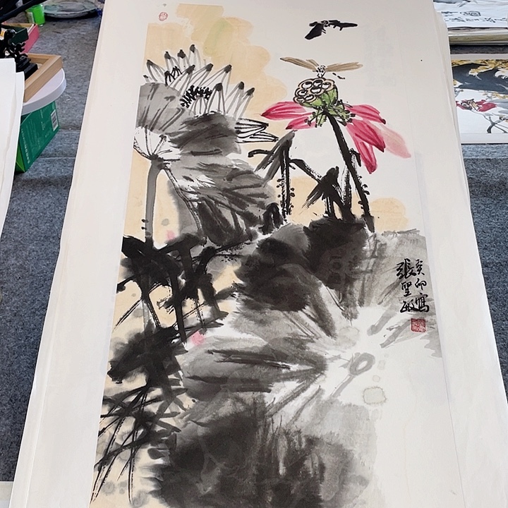 国画张圣敏先生纯手绘作品