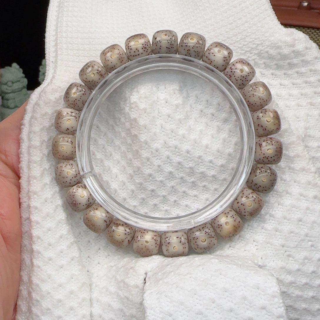 星月菩提手串果冻针尖星10*9