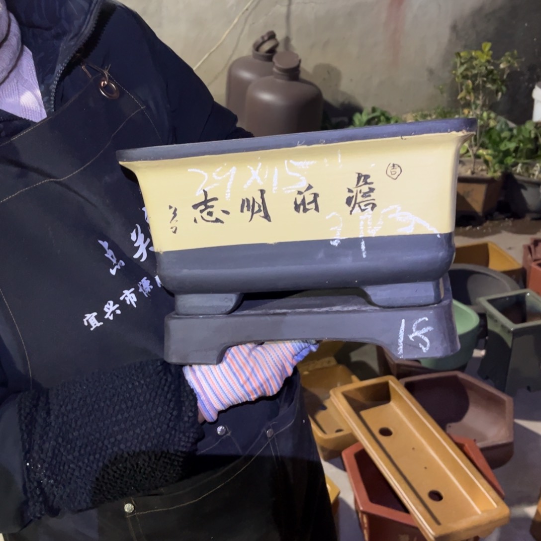 紫砂花盆盆景艺术