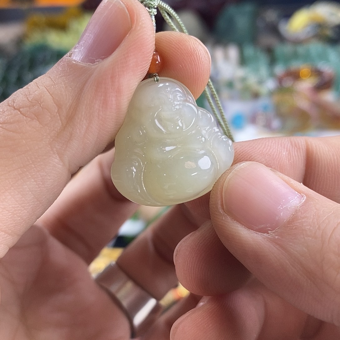 和田玉佛公未镶嵌