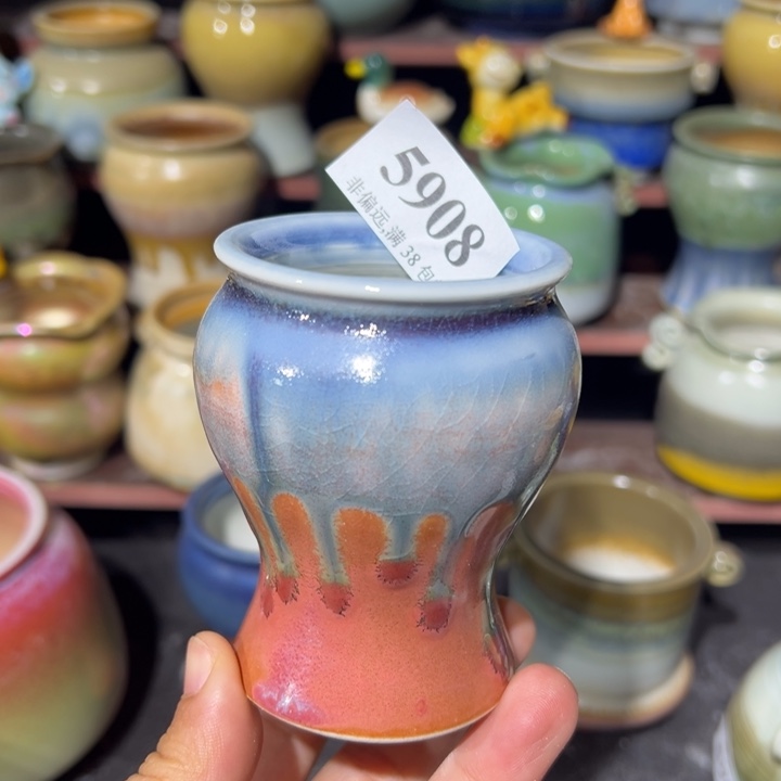 口5高7 手工花盆满30包邮