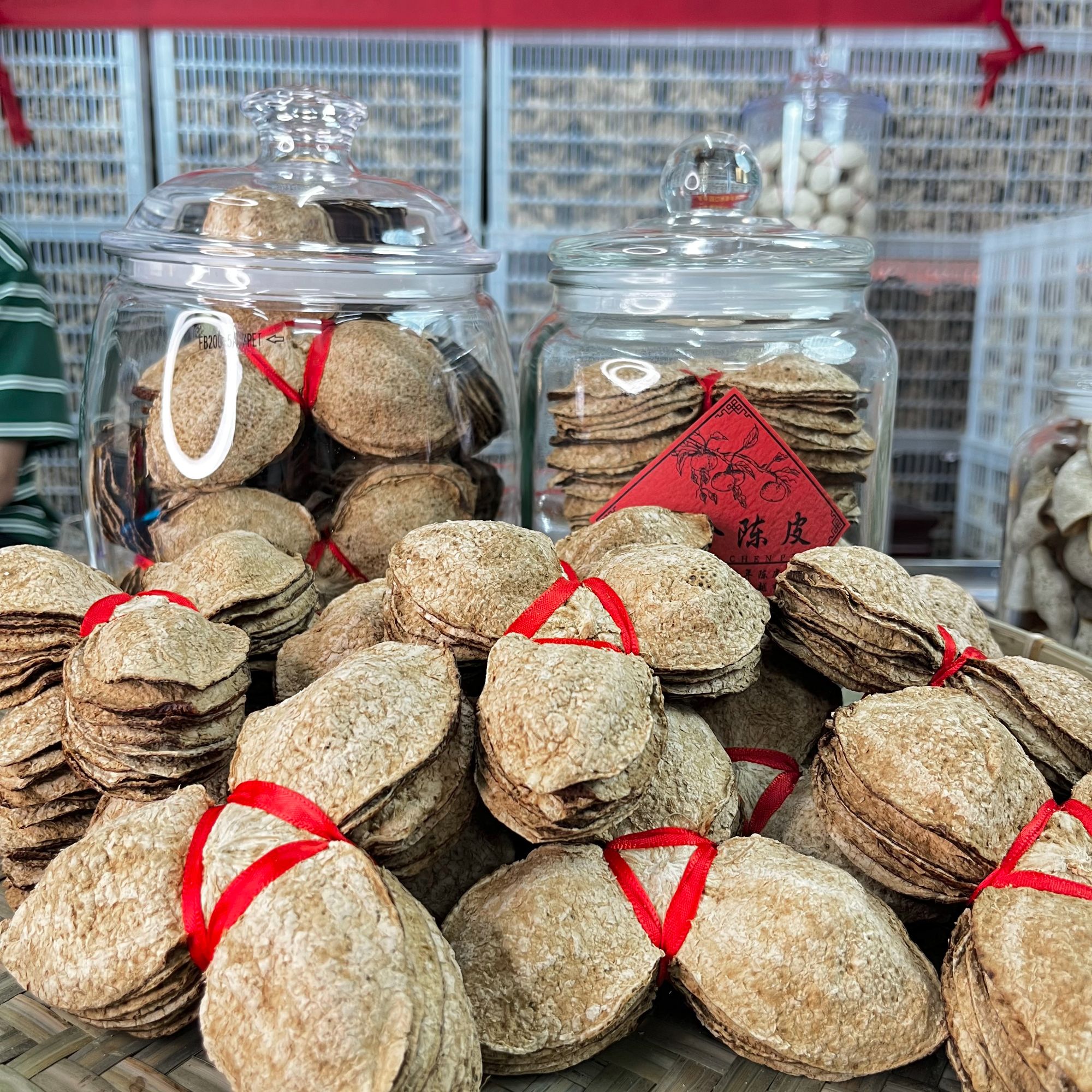 【扎皮】2020年梅江赛口围圈枝老树大红扎皮新会陈皮自家农户果园