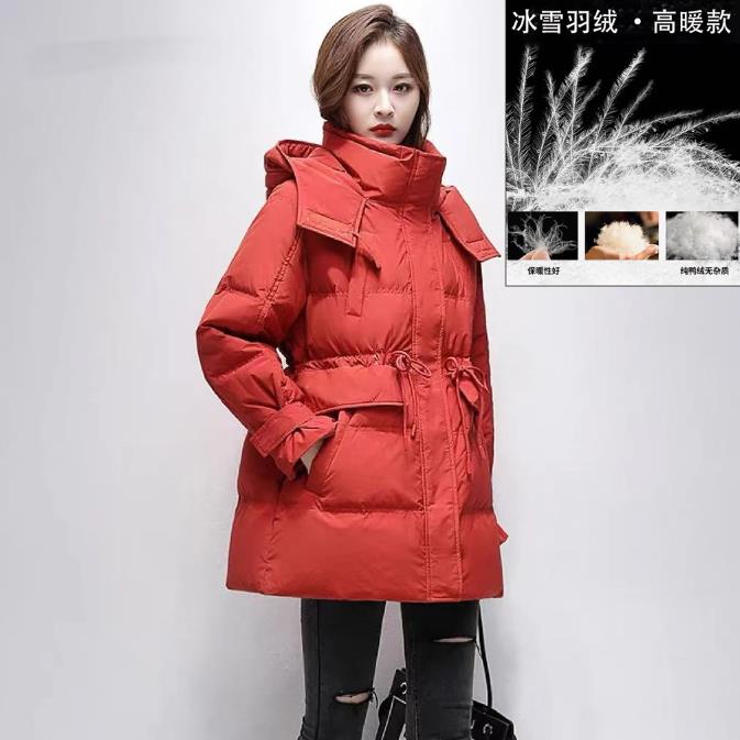 【羽绒服】索尼尔保羅冬季保暖加绒加厚款宽松外套女装3869[YZM]