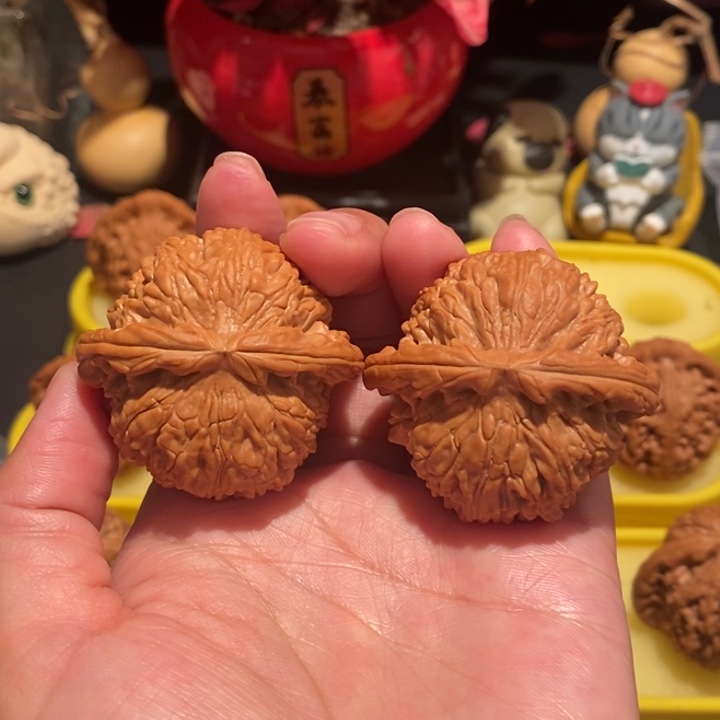 C****樂文玩核桃45尺白狮子