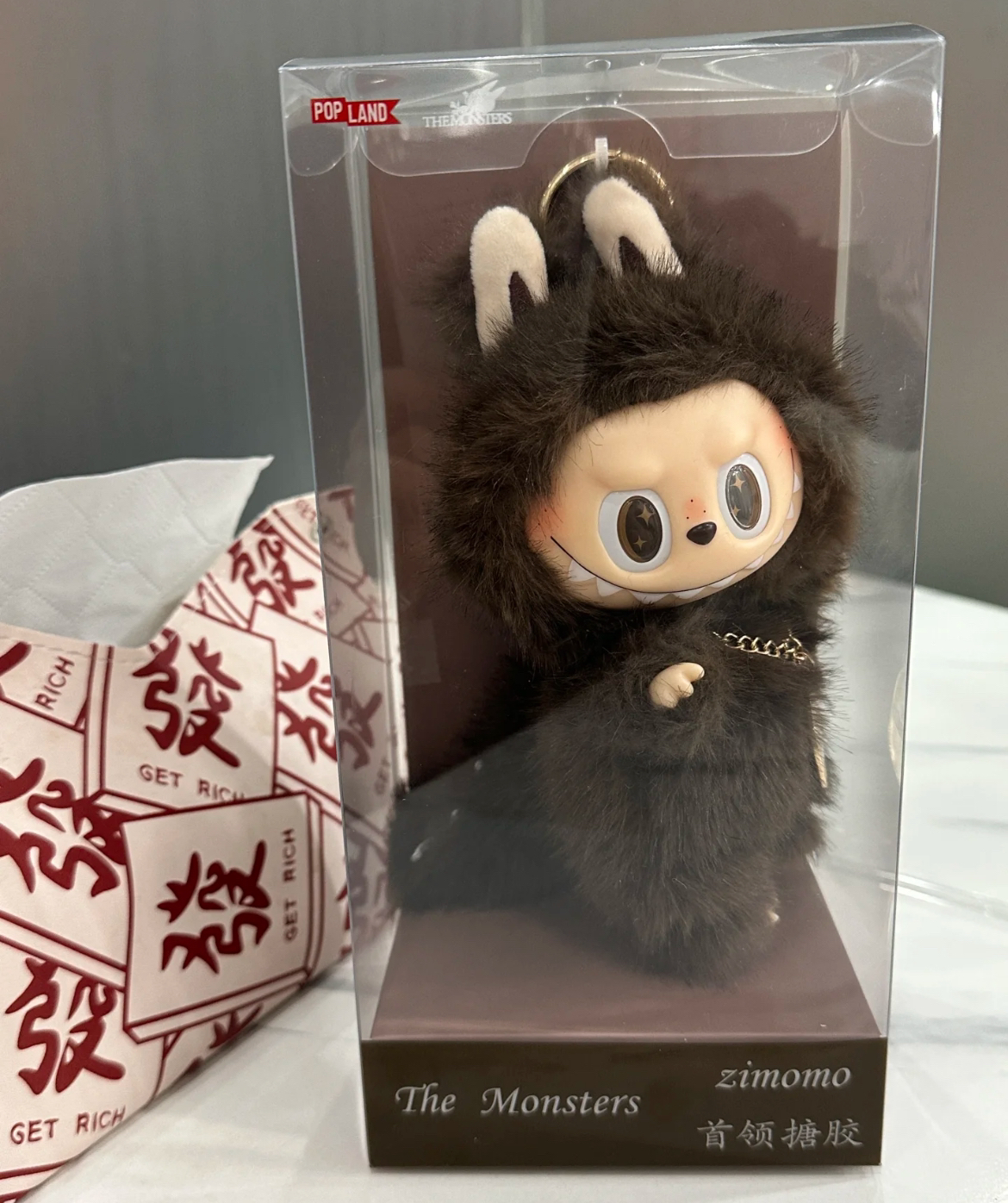 【国版】小首领zimomo拉布布labubu圣诞礼物盲盒手工改娃限量版