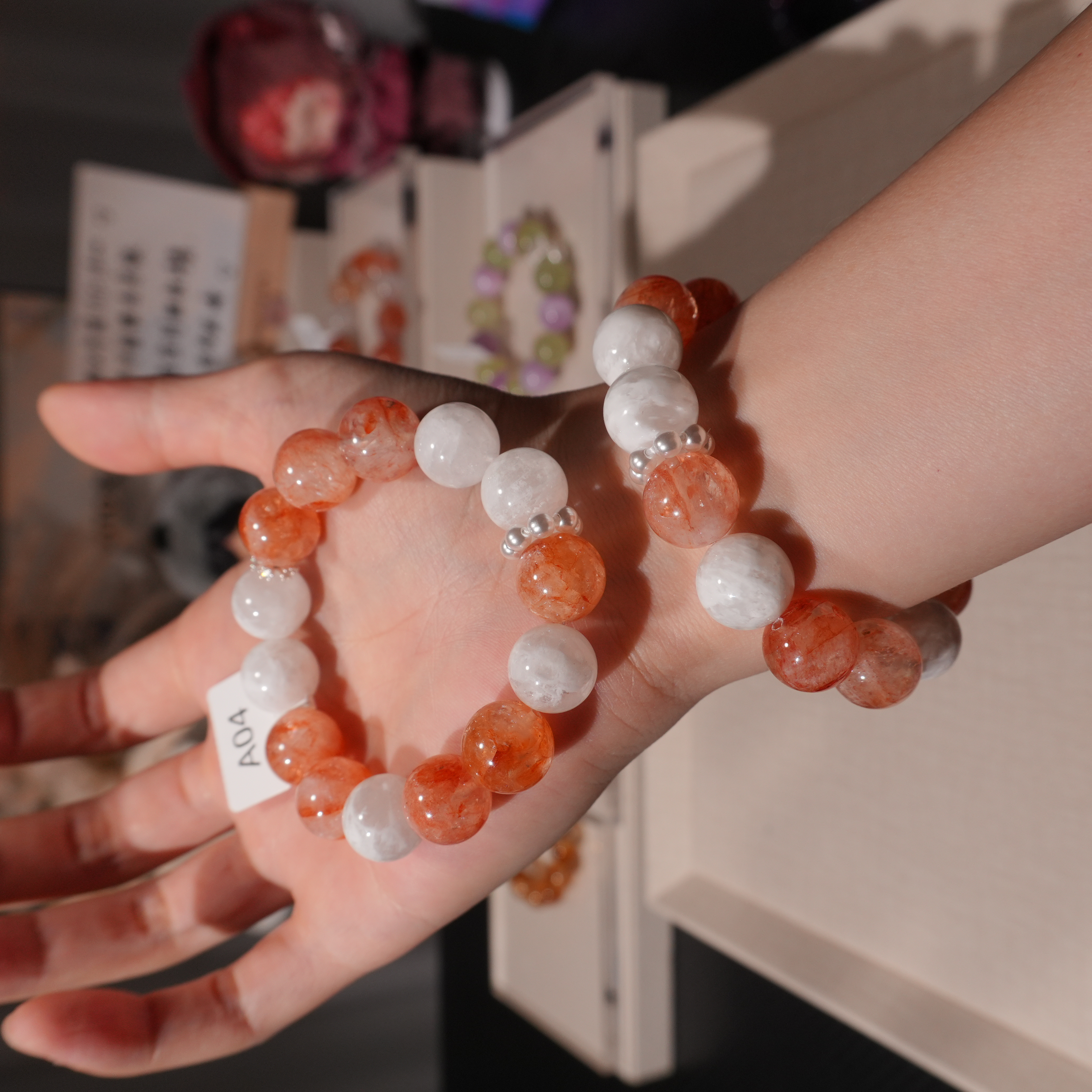 雪花幽灵红胶花 14咪点位 发一串 A04