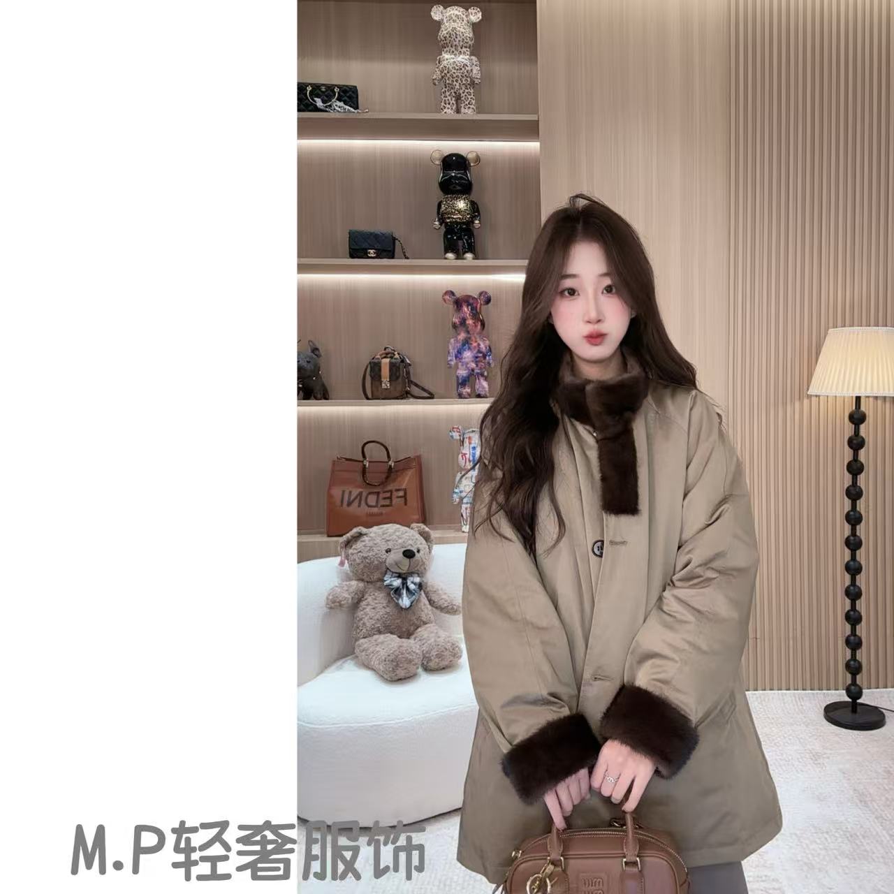 萍宝宝 | MP小围脖 时尚立领宽松外套