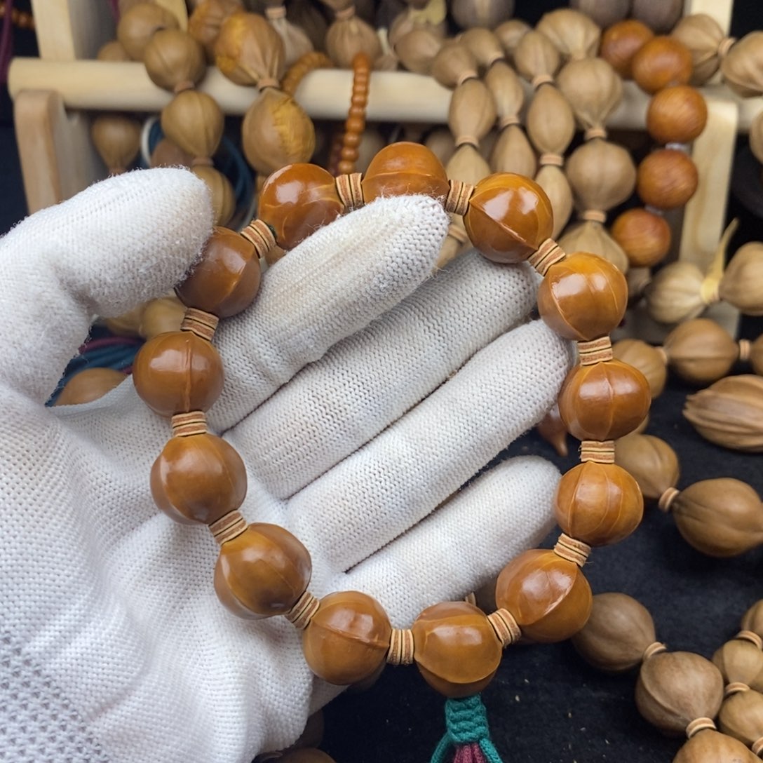 橄榄核手串/手链1716鲨鱼背13颗