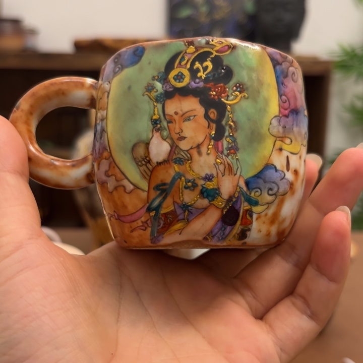 新品手工手绘柴烧82