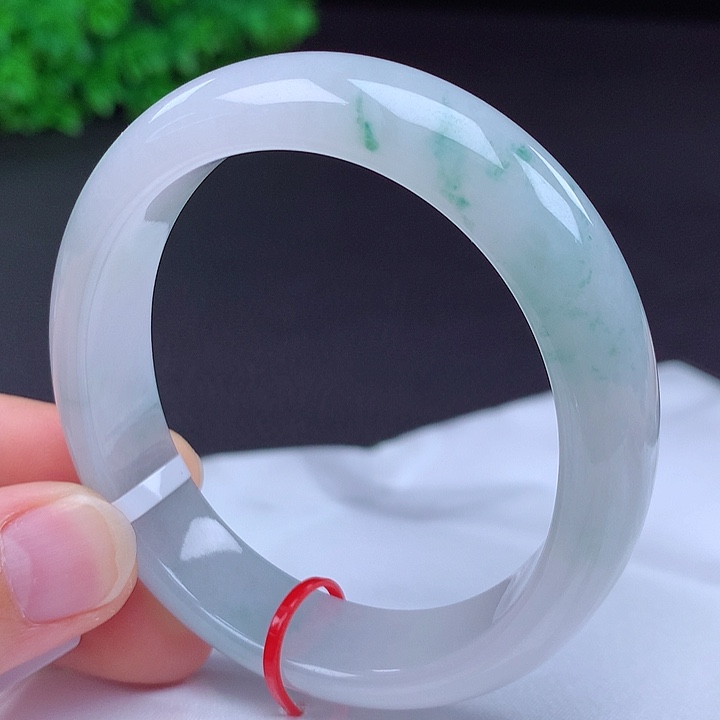 翡翠未镶嵌手镯57贵妃680016