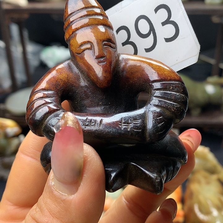 和田玉（糖玉）未镶嵌车挂