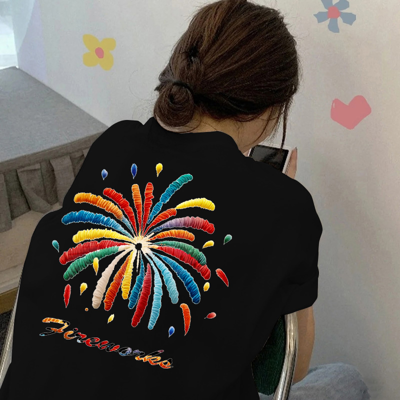 【6-1两图】2025纯棉男女同款纯棉T恤短袖t恤男女夏季ins潮牌潮