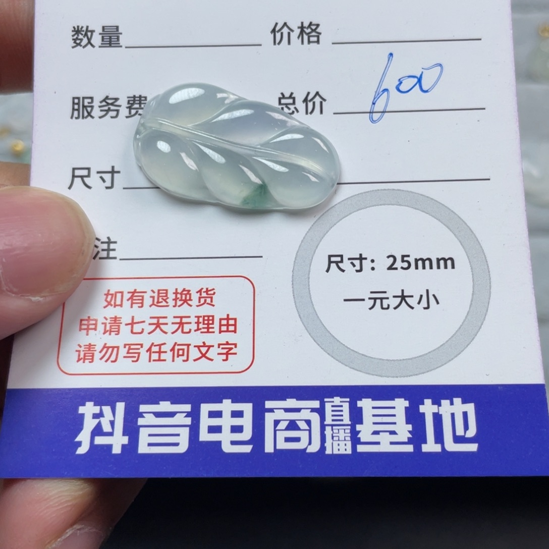 翡翠颈饰未镶嵌09865翡翠