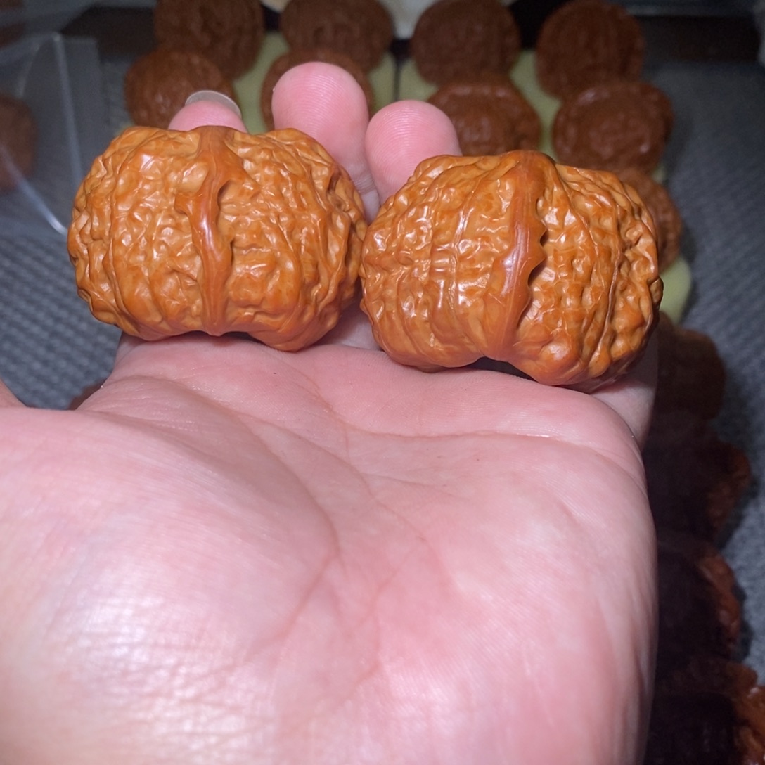 文玩核桃把件50肚子拱桥南瓜墩