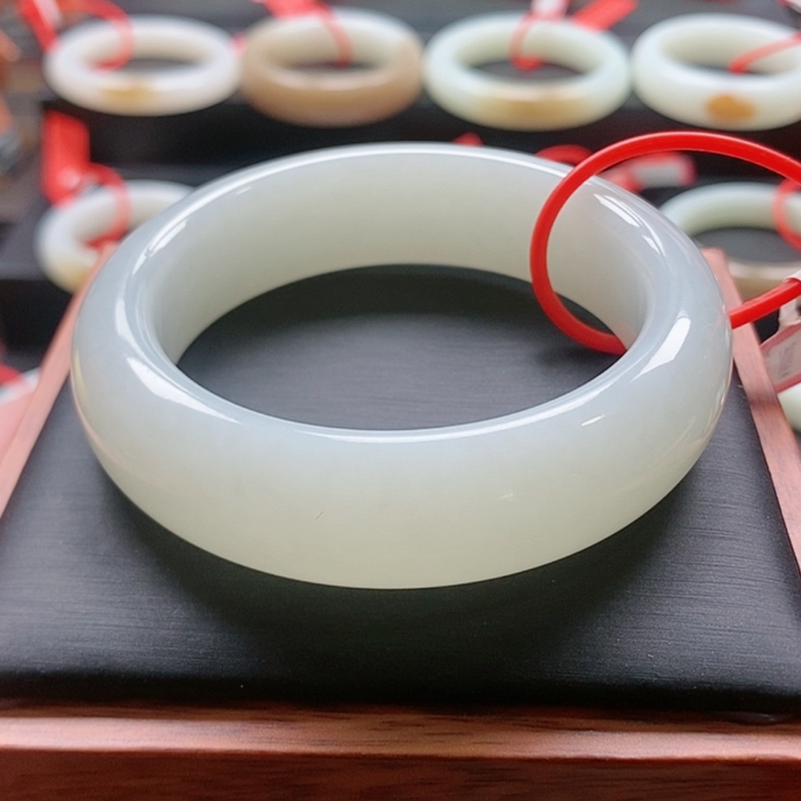 【闪购商品】和田玉57+未镶嵌和田玉手镯