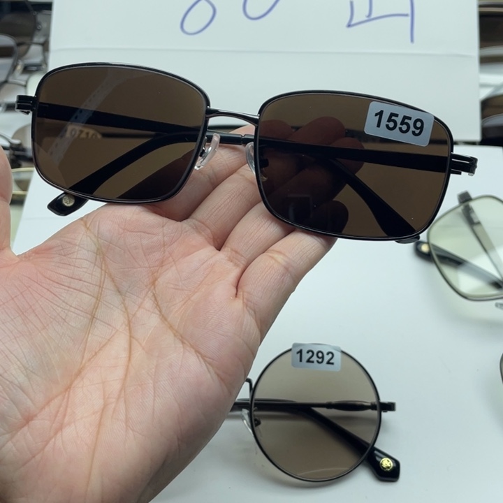 茶水晶全框眼镜 1559