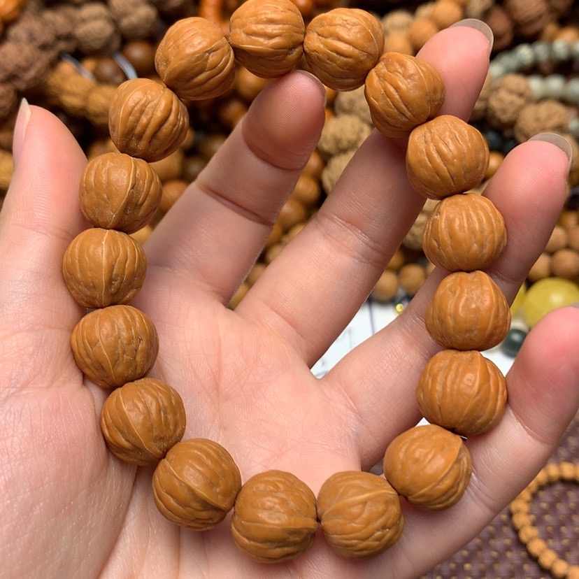 AA原皮猴头天使之翼1.2-1.3左右手串原桩原皮猴头手串男女