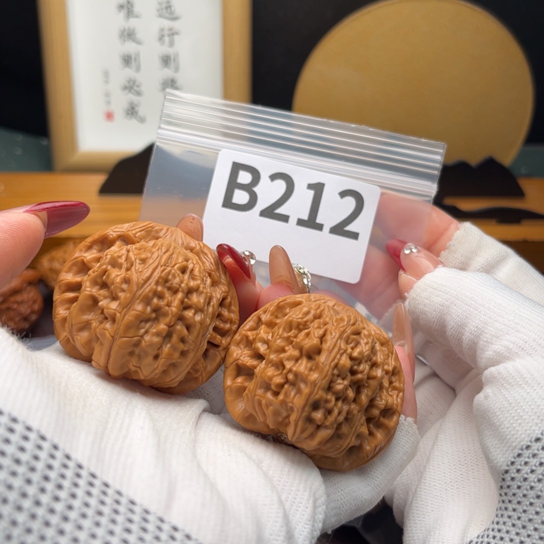 文玩核桃把件44打底望月b 212