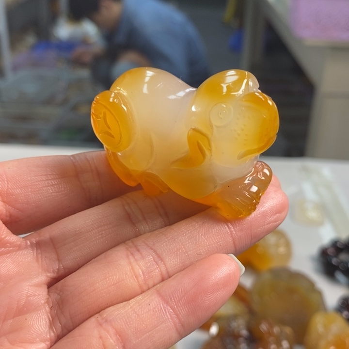 玛瑙/玉髓吊坠(不含链)未镶嵌