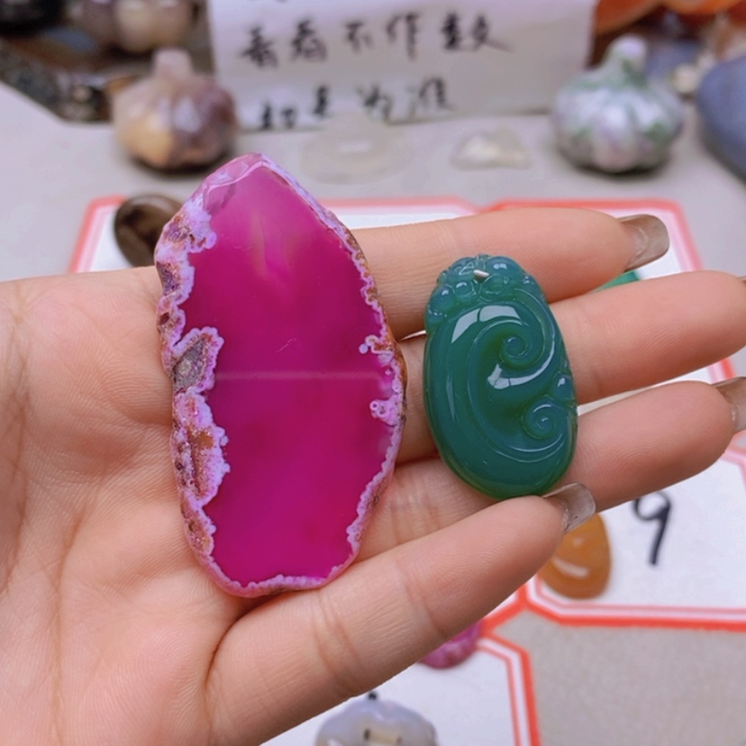 【闪购商品】未镶嵌玛瑙/玉髓珠宝半成品陈****聊