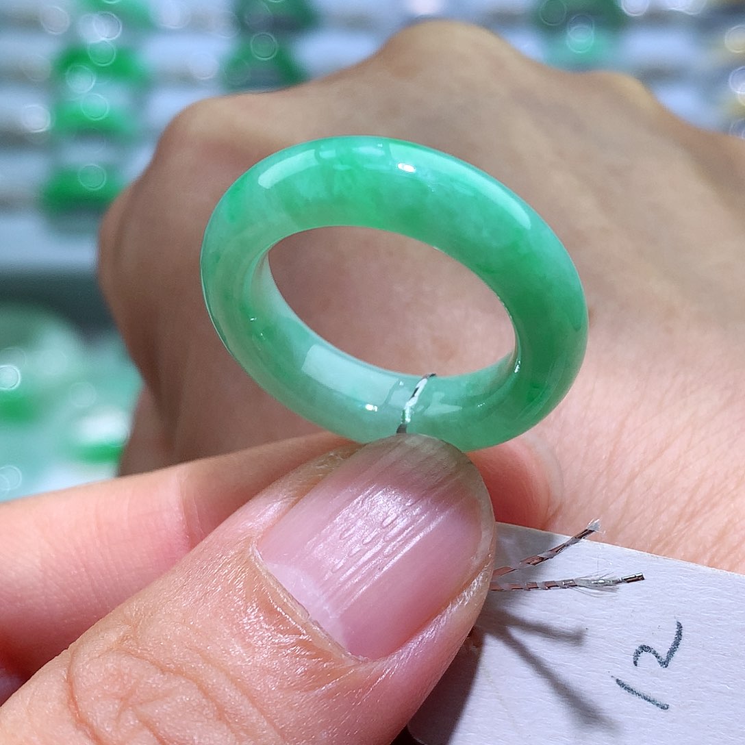 翡翠戒指未镶嵌12号