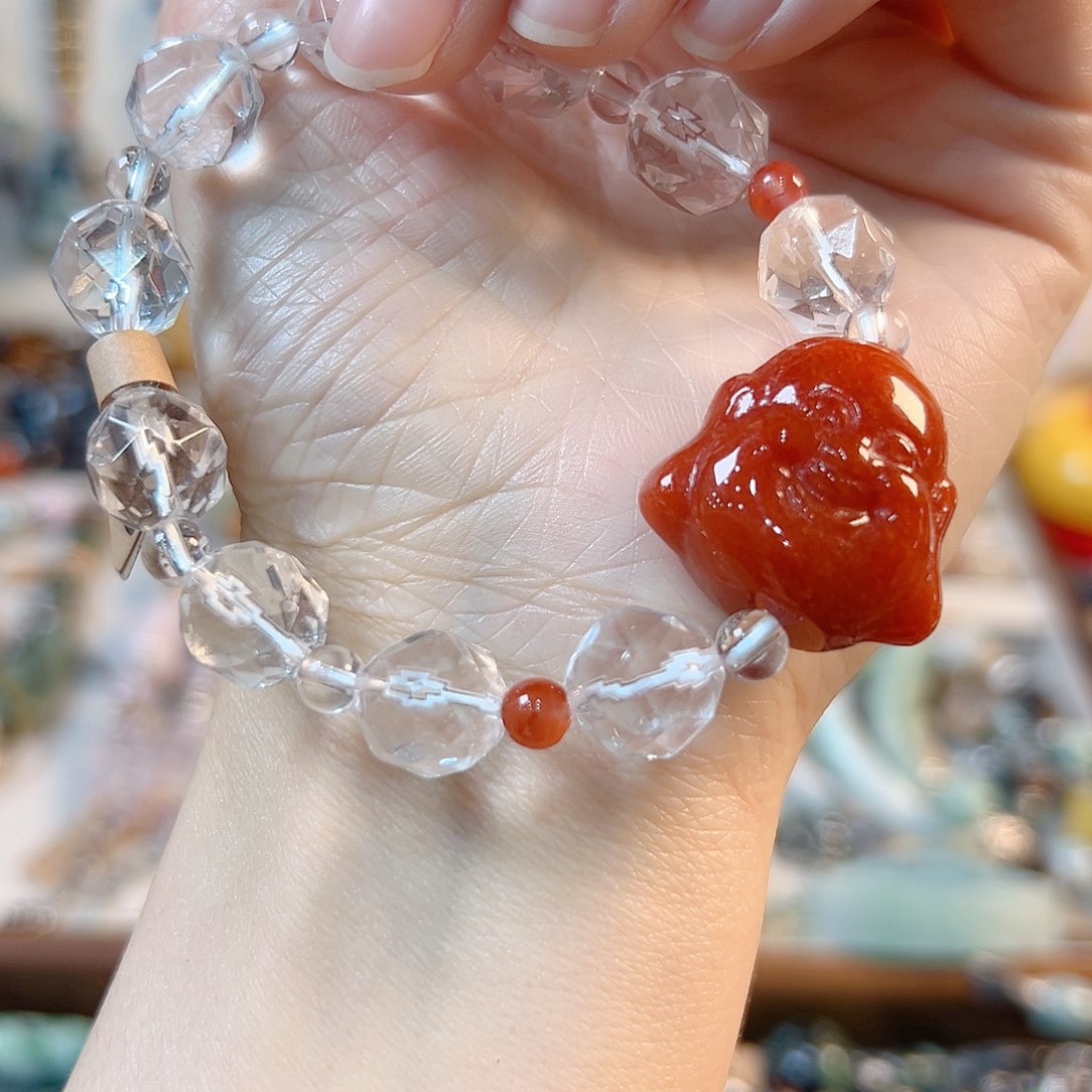 翡翠手链未镶嵌珠**气