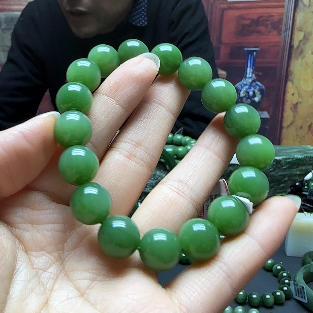 和田玉手串未镶嵌